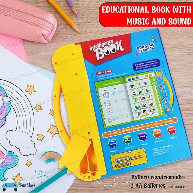 Intelligence Book with Music and Sound for Kids