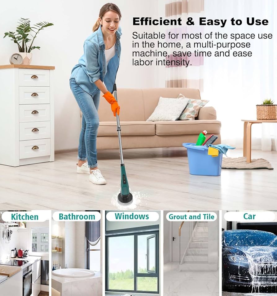 Electric Spin Scrubber - Electric Cleaning Brush