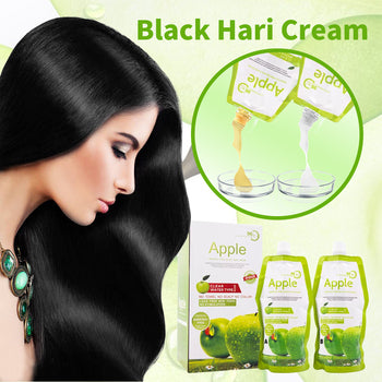 Apple Hair Dye Natural – Black Ammonia-Free (500ml+500ml)