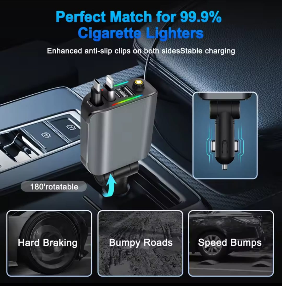 4 in 1 Car🚗 Fast Charger