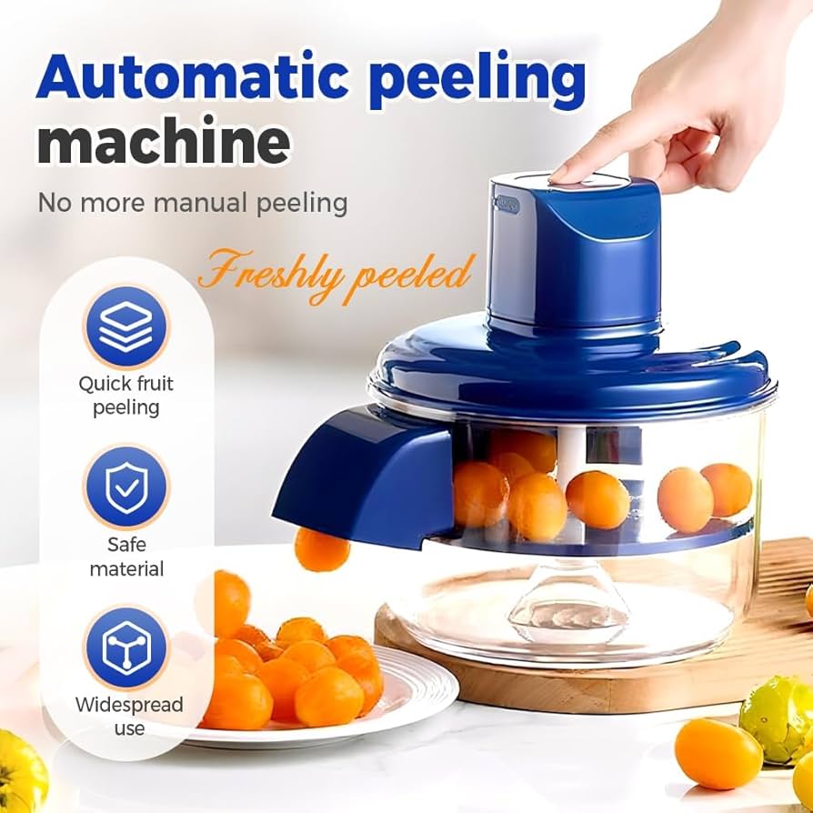 Effortless Peeling Made Easy — The Smart Electric Fruit & Vegetable Peeler!