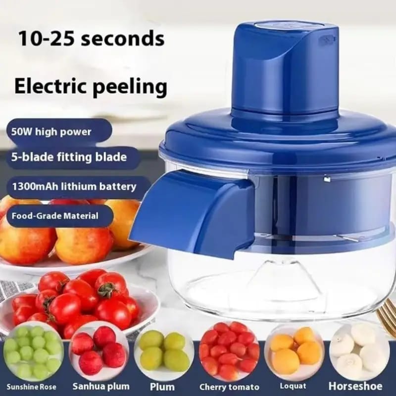 Effortless Peeling Made Easy — The Smart Electric Fruit & Vegetable Peeler!
