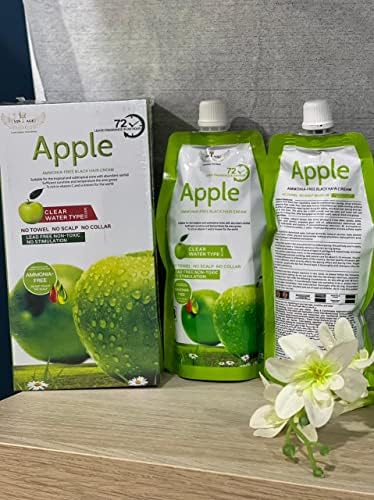 Apple Hair Dye Natural – Black Ammonia-Free (500ml+500ml)