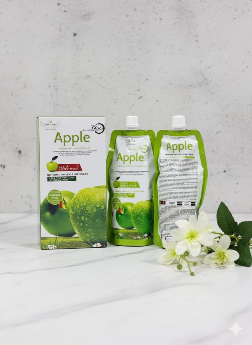 Apple Hair Dye Natural – Black Ammonia-Free (500ml+500ml)