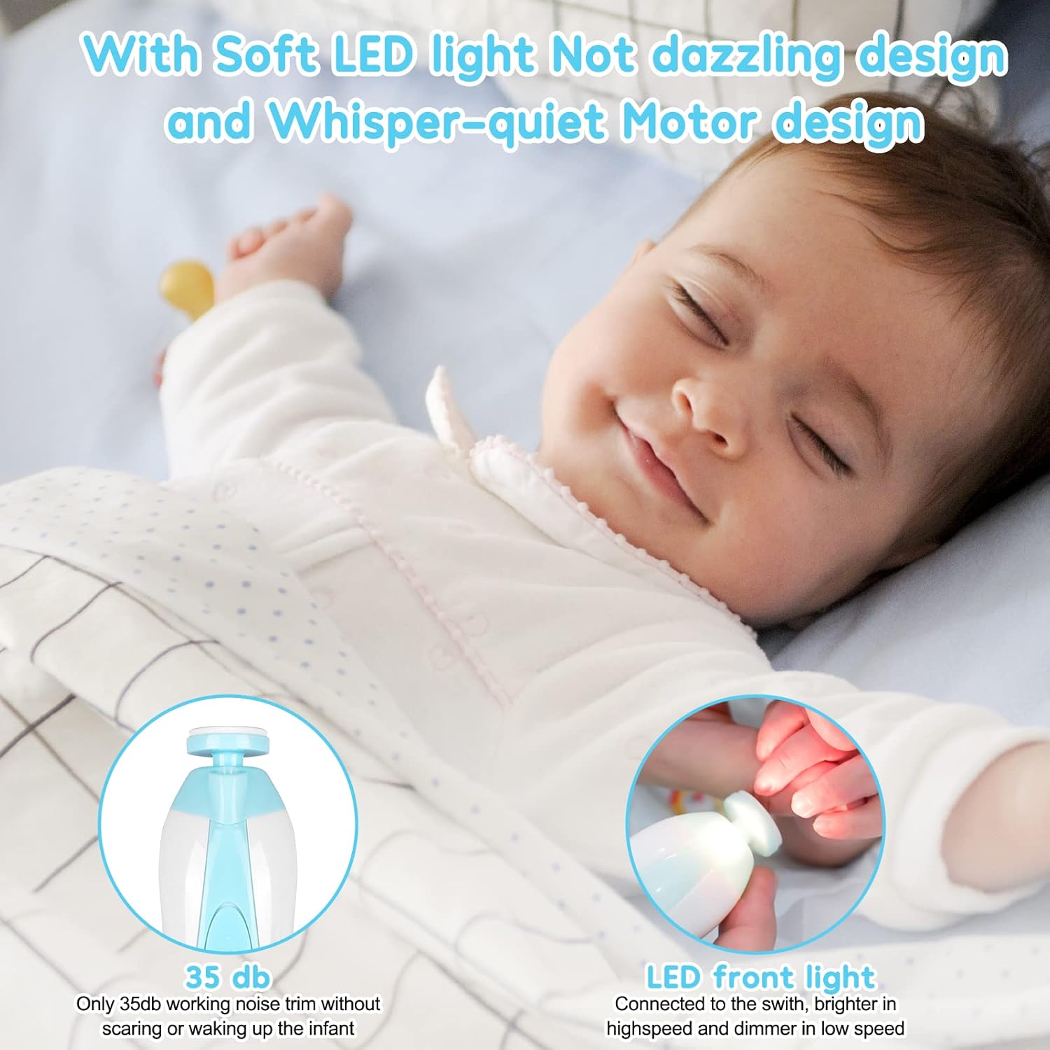 Baby Nail Trimmer – Safe, Silent & Stress-Free Nail Care