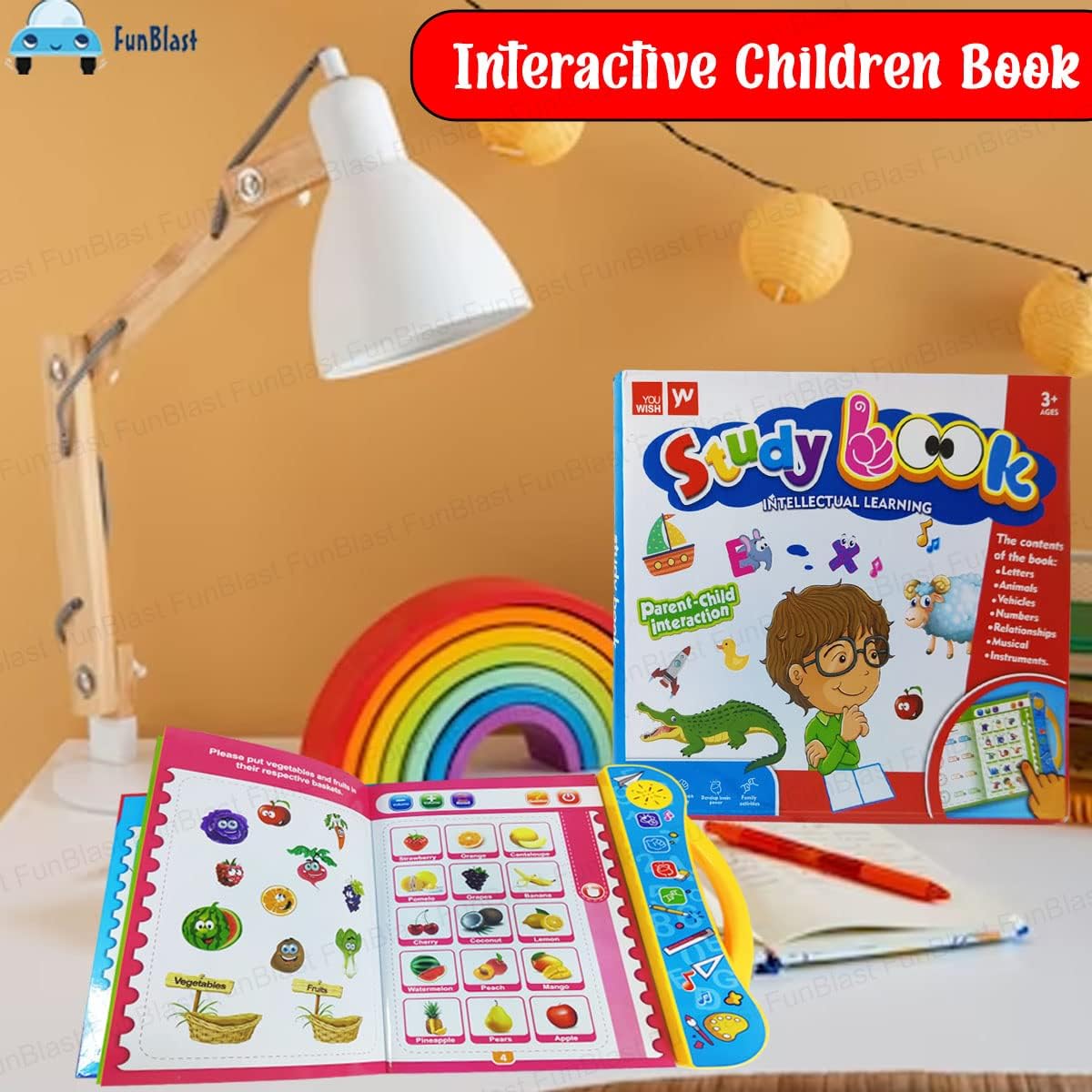 Intelligence Book with Music and Sound for Kids