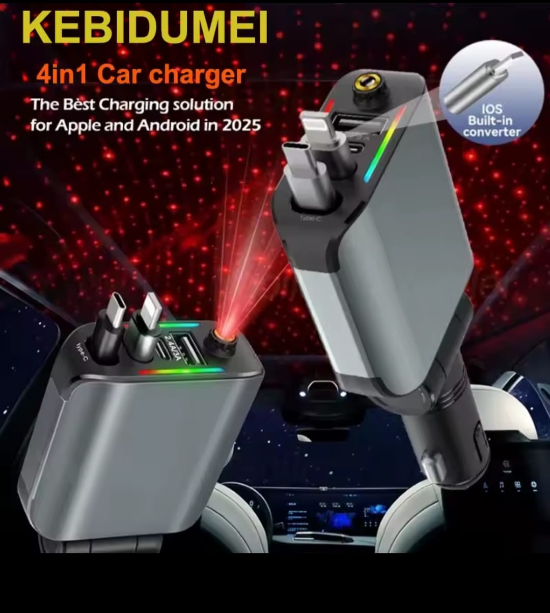 4 in 1 Car🚗 Fast Charger
