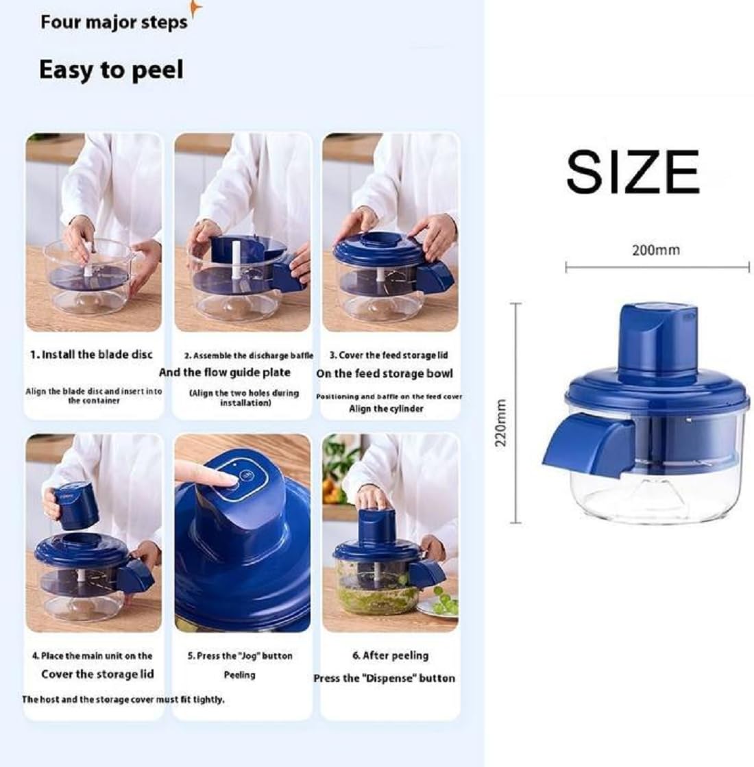 Effortless Peeling Made Easy — The Smart Electric Fruit & Vegetable Peeler!