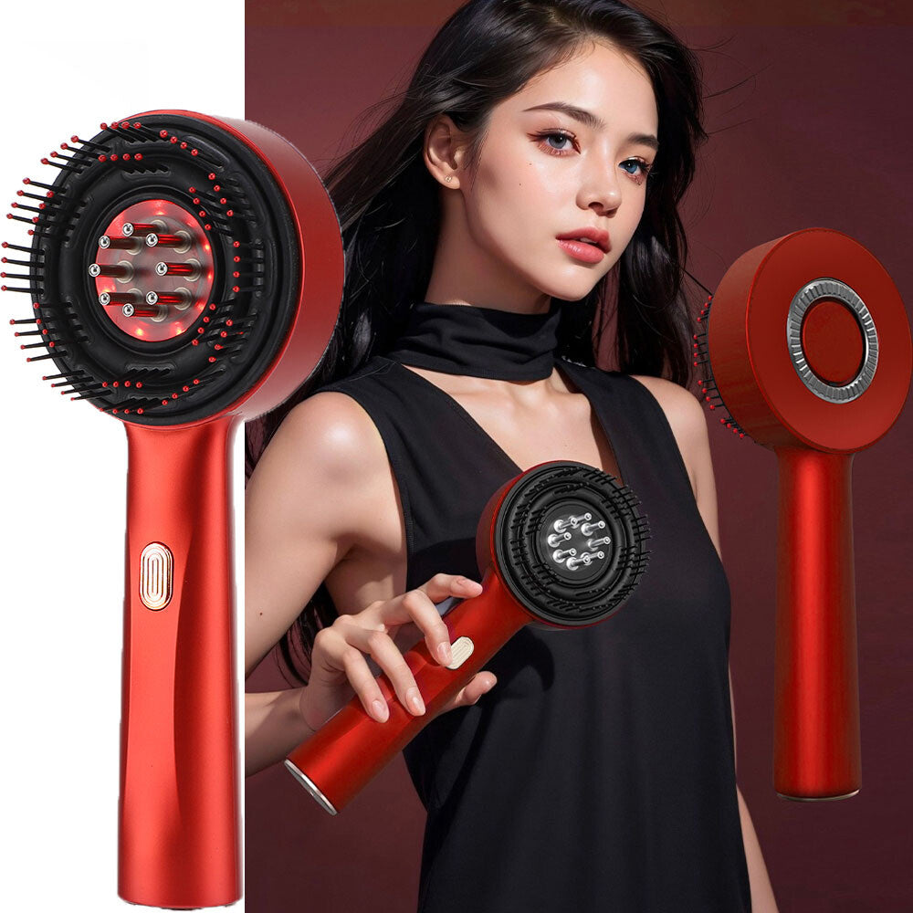2-in-1 Electric Scalp Massager Hair Growth Brush