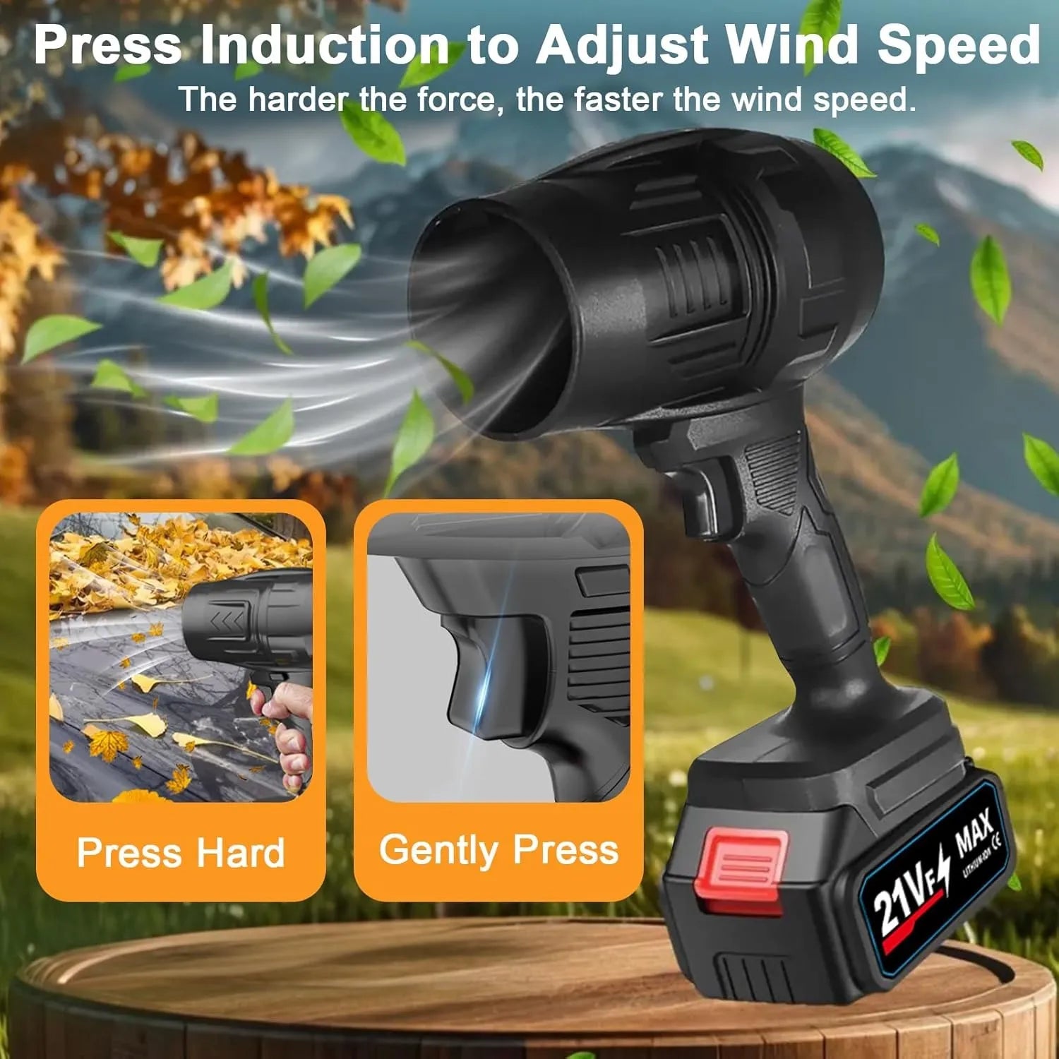 Turbo Jet Blower – منفاخ توربو جيت – منفاخ توربو لاسلكي مع شاحن وبطاريتين